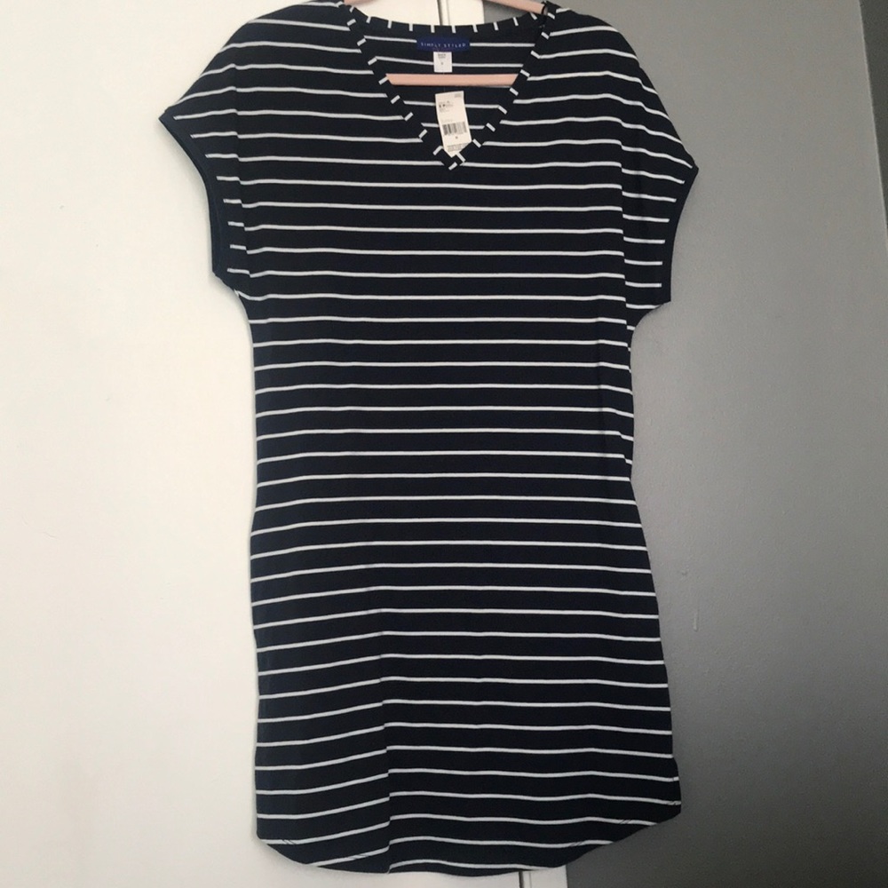 Striped T-shirt dress